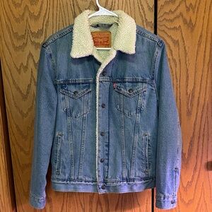 Levi’s Sherpa Denim Trucker Jacket
